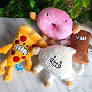 Set of (4) Excel Gum Commercial Promo Plushhies